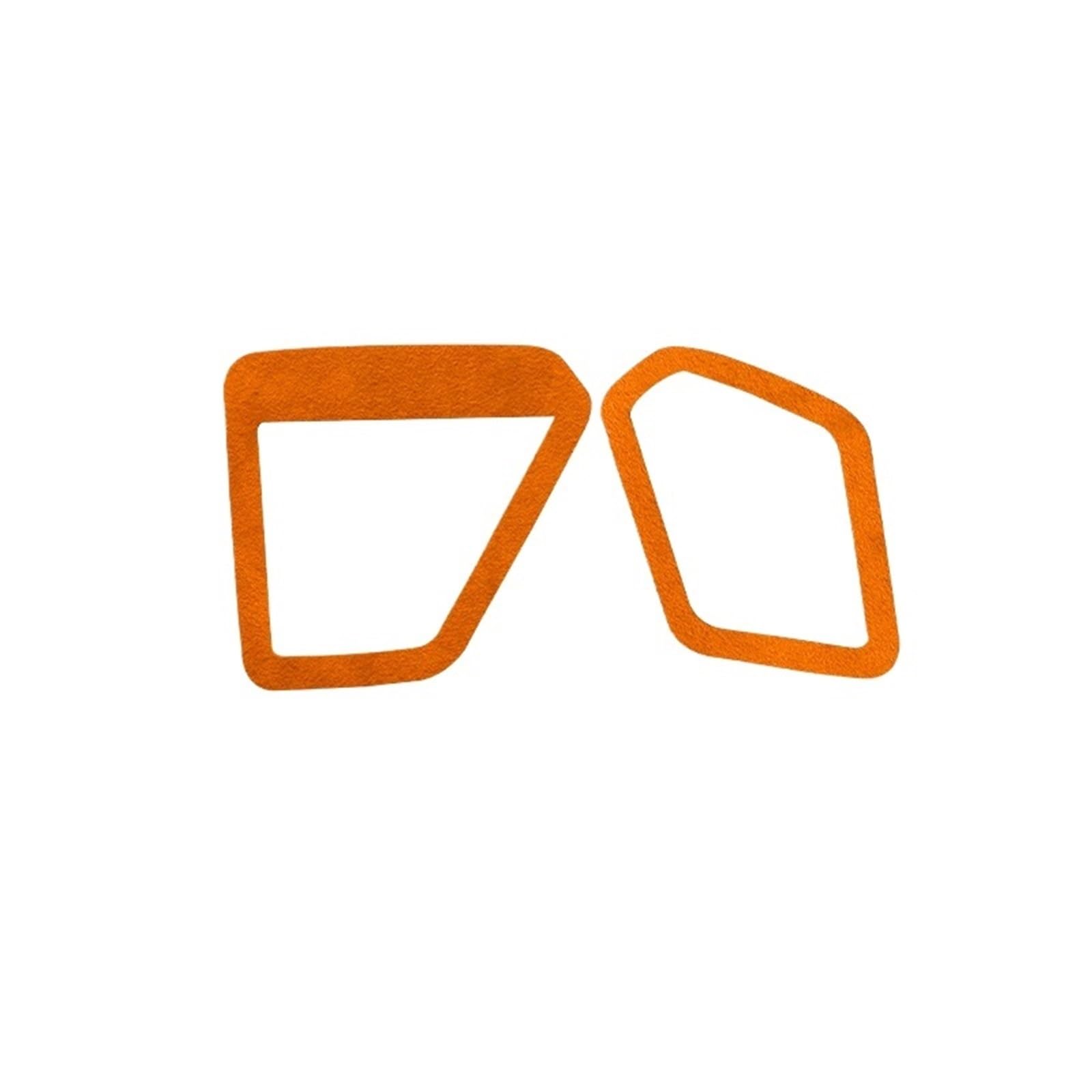 Side Vent Decor Sticker Fit for BMW G20 G28 I3 Dashboard Side Air Vent Trim Frame Sticker Car Interior Tuning Accessory Car Fender Side Vents(2969 Orange RHD)