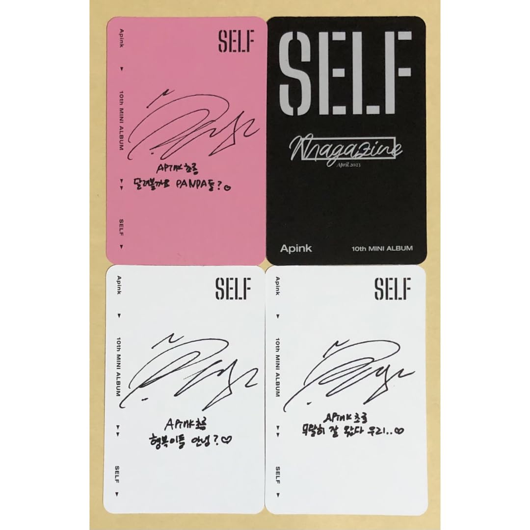 Amazon.co.jp: Apink チョロン CHORONG SELF アルバム トレカ 4枚