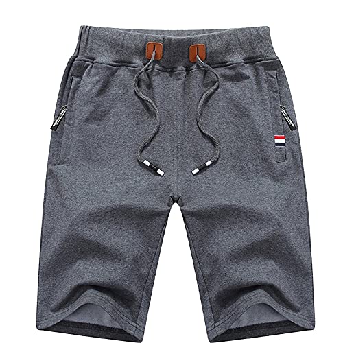 Short classique en coton gris taille M contre la chaleur - 3