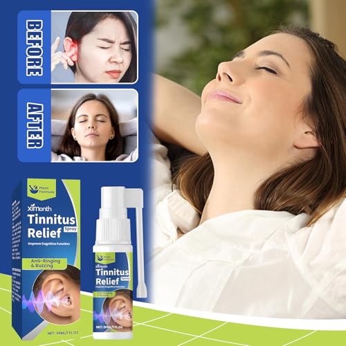 Tinnitus Relief Spray, Spray für Tinnitus, Ohrenschmalz-Tinnitus Relief for Ringing Ears, Ihre Ohren zu Reinigen, 30ML