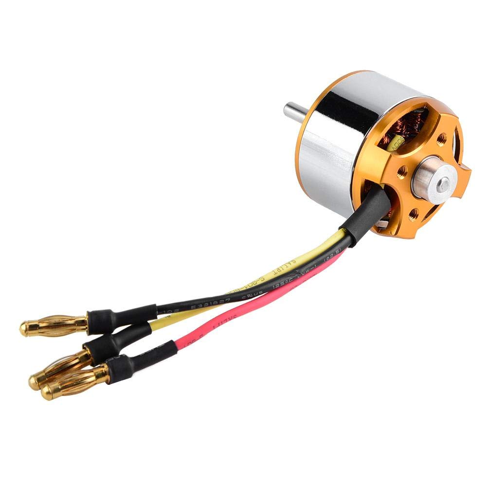 Moteur Brushless 2814 1000 / 1400KV Moteur 3-4S pour avion RC à voilure fixe(1000KV)