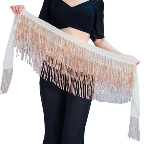 Ceinture de danse avec paillettes idéale pour cours de danse et studio