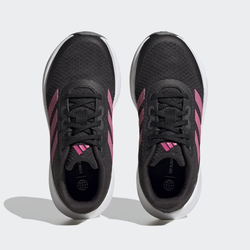 Image of adidas Falcon 3 Sport Lace Shoes Kids', Black, Size 11.5K
