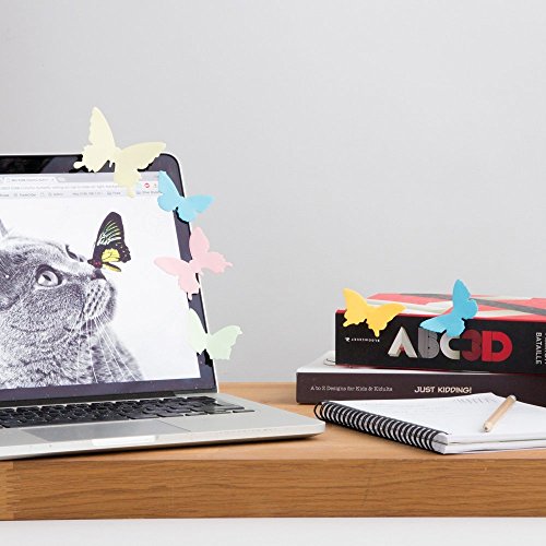 Feuillets Autocollants Papillons 3D Suck UK bloc note adhésif original papier