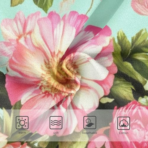 Toddler Underwear Floral 2t Cotton Little Girl Panties Print Briefs Kids Undies Vintage Pink Flowers Green3