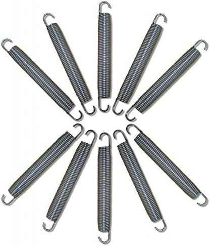 Gigajump®, 10 x trampoline replacement springs 21.5 cm / 8.5 Inch length (#301088)