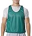 A4 Lacrosse Open Bottom Reversible Practice Jersey, Forest/Wht, Large