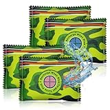 4Pcs Dehumidifier Bags for Car, Reusable Moisture Absorber Pack, Rechargeable Silicone Microwave Fast Reactivated Desiccant Bag for Home, Cars, RV, Basement, Boats, Closet (4 x 100 Grams)