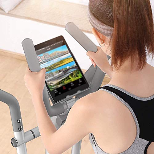 Image of Elliptical Machine 3 in 1 Cardio Fitness Workout Machine 8 Levels of Resistance Extremely Sturdy e Construction Home Magnetic Ellipse Trainer