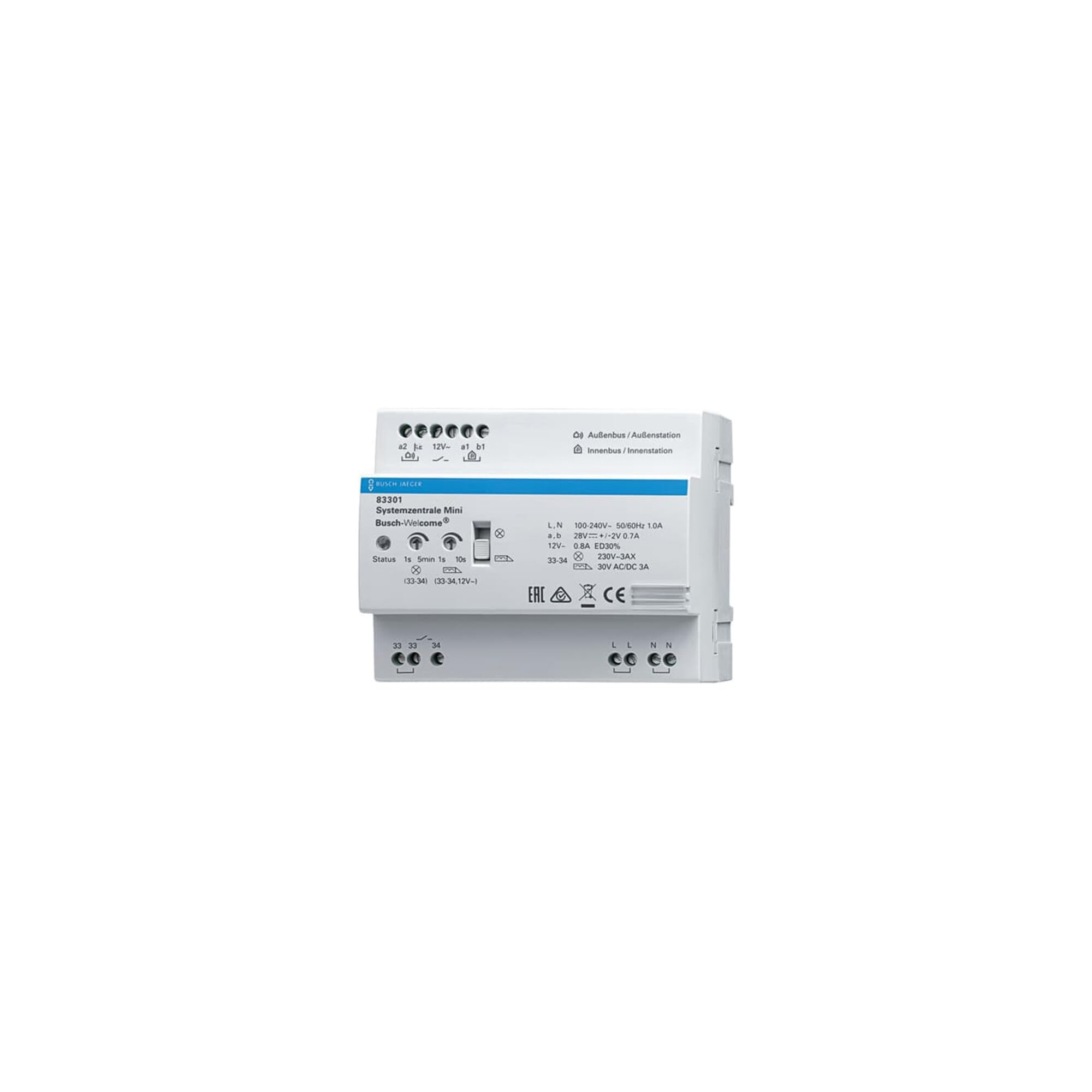 Busch-Jaeger Central de sistema REG 83301