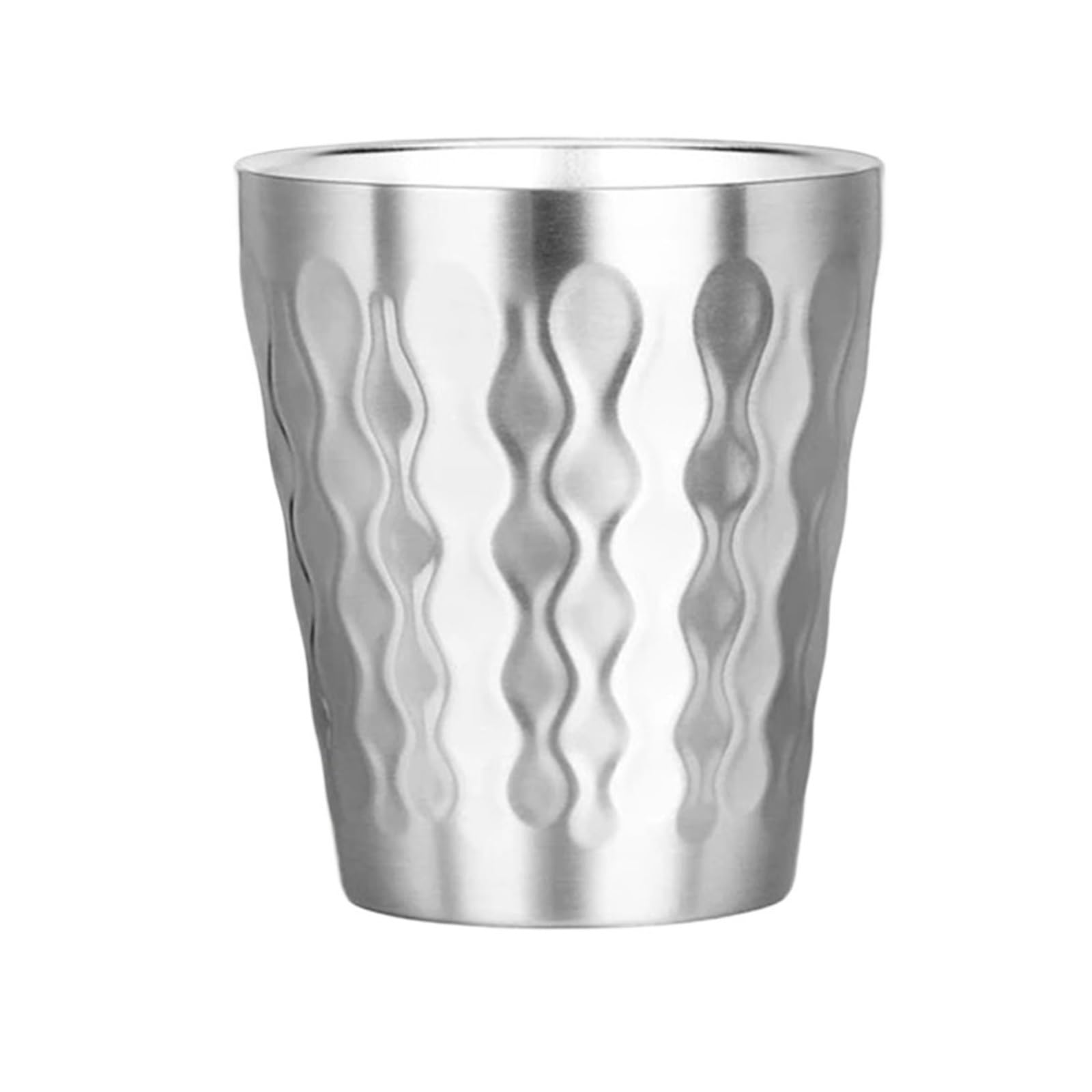 6 Pack Stainless Steel Mug Für Kaffee | Doppelwandiger, stapelbarer, isolierter, tragbarer Trinkbecher aus Metall, bruchsichere Gläser for das Heimrestaurant