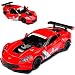 Produktbild Kinsmart Chevrolet Corvette C7 Z06 C7R Rennversion Rot Coupe Ab 2013 ca 1/43 1/36-1/46 Modell Auto