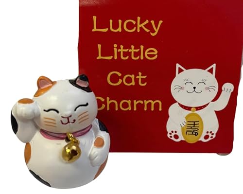 Westmon Works Lucky Little Cat Charm Tiny Pocket Good Luck Maneki-neko...