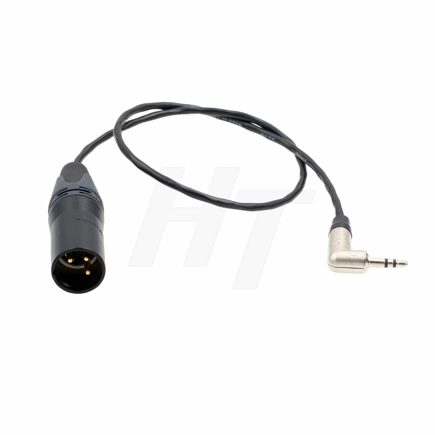 TimeCode Cable for Tentacle Sync to Sony FS7 / Canon C100 Camera 3.5mm to XLR 3 Pin Male 16''