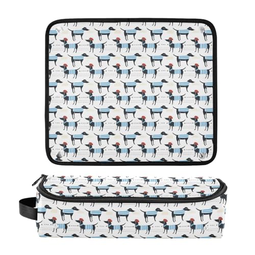 Bolsa para herramientas de cabello con diseño Dachshund miniatura 3