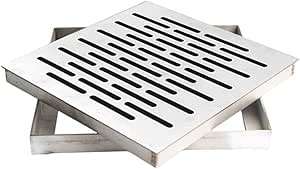 Grille De Sol En Acier Inoxydable 304 - Couvercle De Drain Extérieur, Antidérapant | Pour évacuation Eaux Pluviales, Jardin, Allée