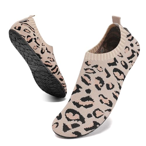 Image of WateLves Womens Barefoot Water Shoes Travel House Slippers for Indoor and Outdoor Aqua Socks for Beach Swim Surf Yoga Dancing Camping Must Haves
