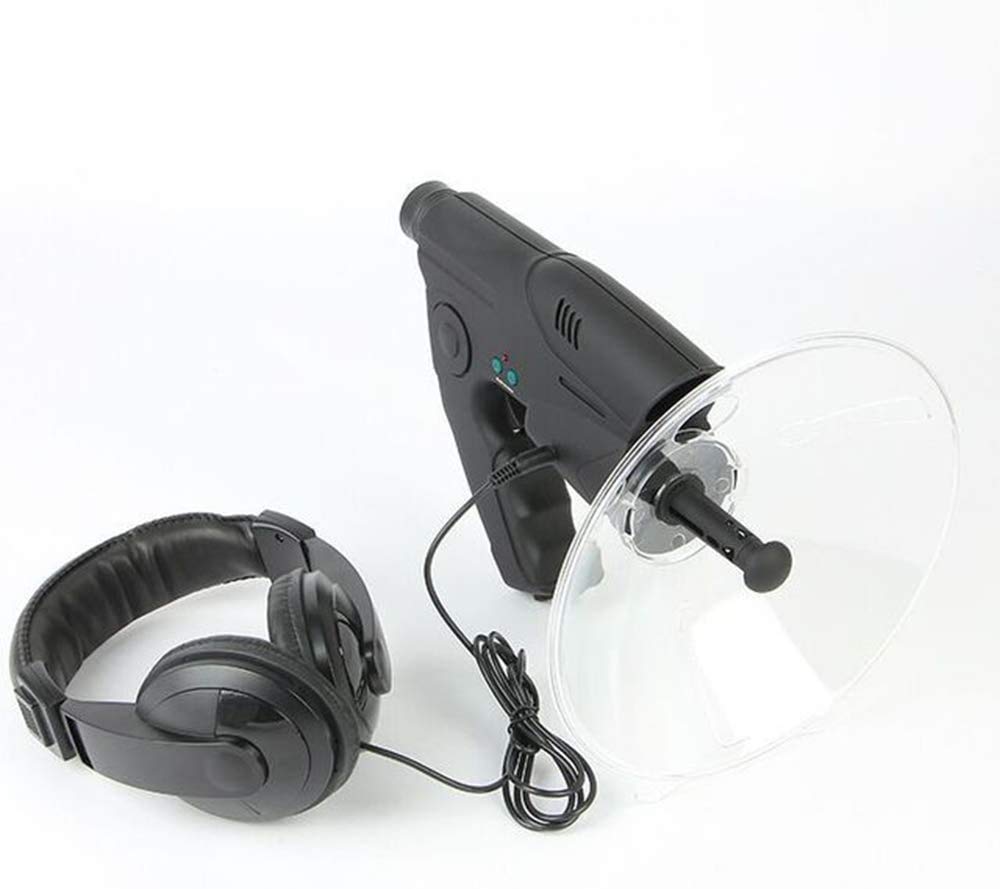Monokular mit Parabolmikrofon, Monokular X8 Bionic Ear Vergrößerung Monokularer Schallverstärker, Bionic Ear Langstrecken-Vogelhörteleskop 100 m, für den Außenbereich