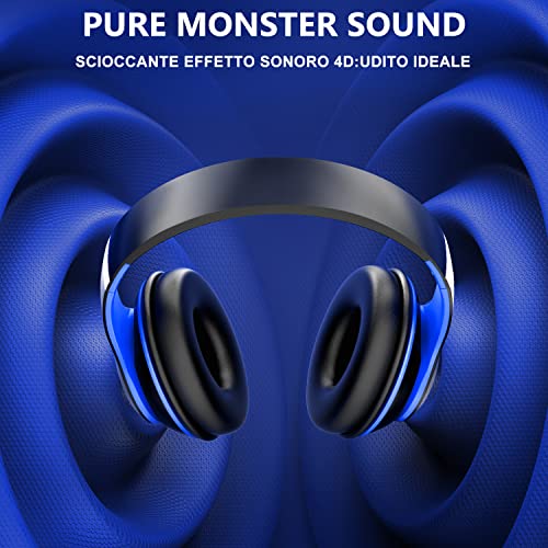 Rebocico Headphones, 6 EQ Modes,Headphones Wireless - Image 3