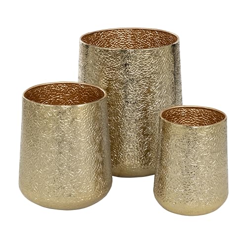 Deco 79 Aluminum Metal Indoor Outdoor Planter Large Planter...