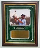 Cameron Young 2026 Players Champion 8x10 photo professionally framed and double matted with an engraved 4 round scorecard nameplate (Walnut with gold trim)