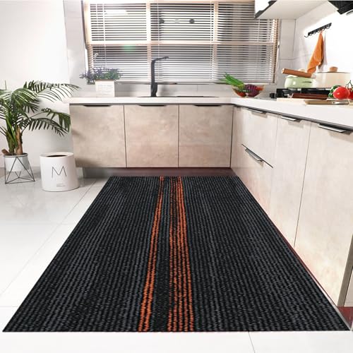 Alfombra cocina lavable resistente a la humedad para suelos resbaladizos 6