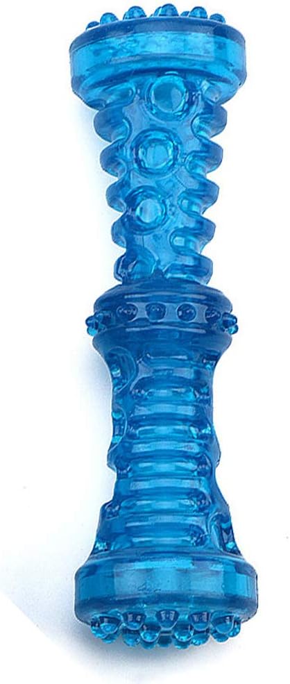 YanHao Dog Chew Toy Bite Resistant Creative Dog Bite Toy Dog Squeaky Toy Pet Chew Toy for Puppy Teething(Blue, L)