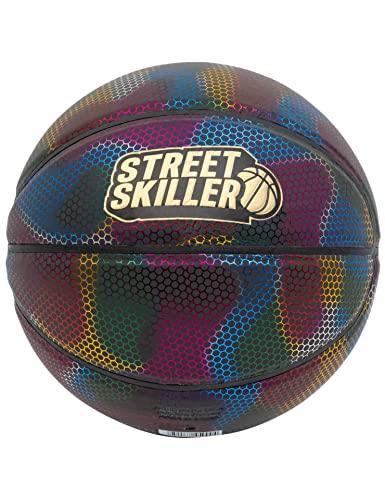 Baloncesto dorado STREET SKILLER de 8 paneles para jugar en parques y pabellones