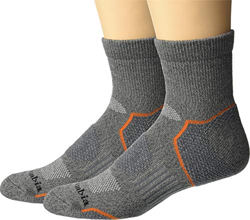 Columbia Balance Point Walking - Quarter 2-Pack Charcoal 10-13 (Shoe Size 6-12 US Men's)