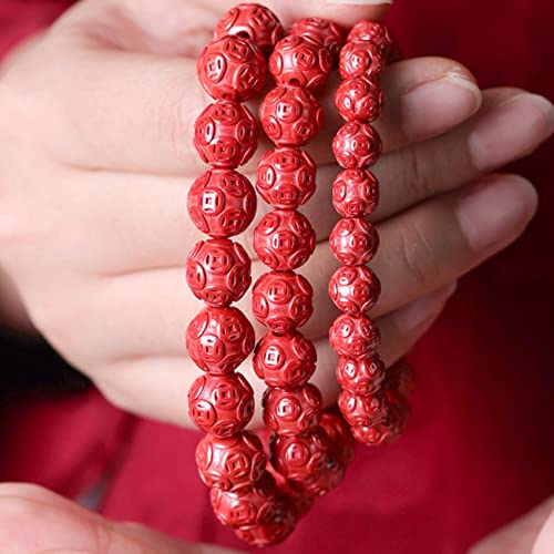 Bracelet Mala en Cinabre 8mm | Retrouvez Énergie et Sérénité