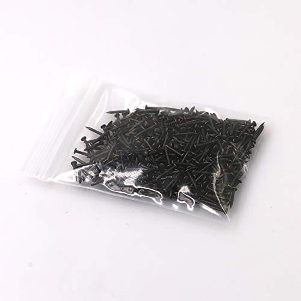 newlng 500PCS Small Nail Round Head Tiny Nails String Art Nails Hand-Made Hardware Accessories Fasteners 1 X 10mm/0.04"X0.4"(DXL) Bronze