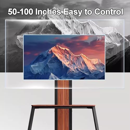 Soporte móvil para TV de 65 a 100 pulgadas con ruedas miniatura 2