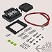 True Mods Waterproof Ground Power Distribution Terminal Block Battery Bus Bar [Max. 300V AC/48V DC] [IP65] [Positive/Negative] Insulated Busbar Box for 12V Auto Vehicle Marine Car RV Boat UTV ATV