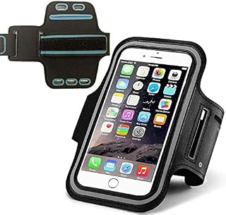 MH TECH Running Armband Phone Holder for iPhone 12 11 Pro/Max/XR/8p/7p/6p, Galaxy S21/20/10+/9+, Mate 20 P40/P30/P20 Pro, Nova 6/5, Arm Strap Mobile Phone Pouch for Sport Jogging Fitness(Up to 6.7")