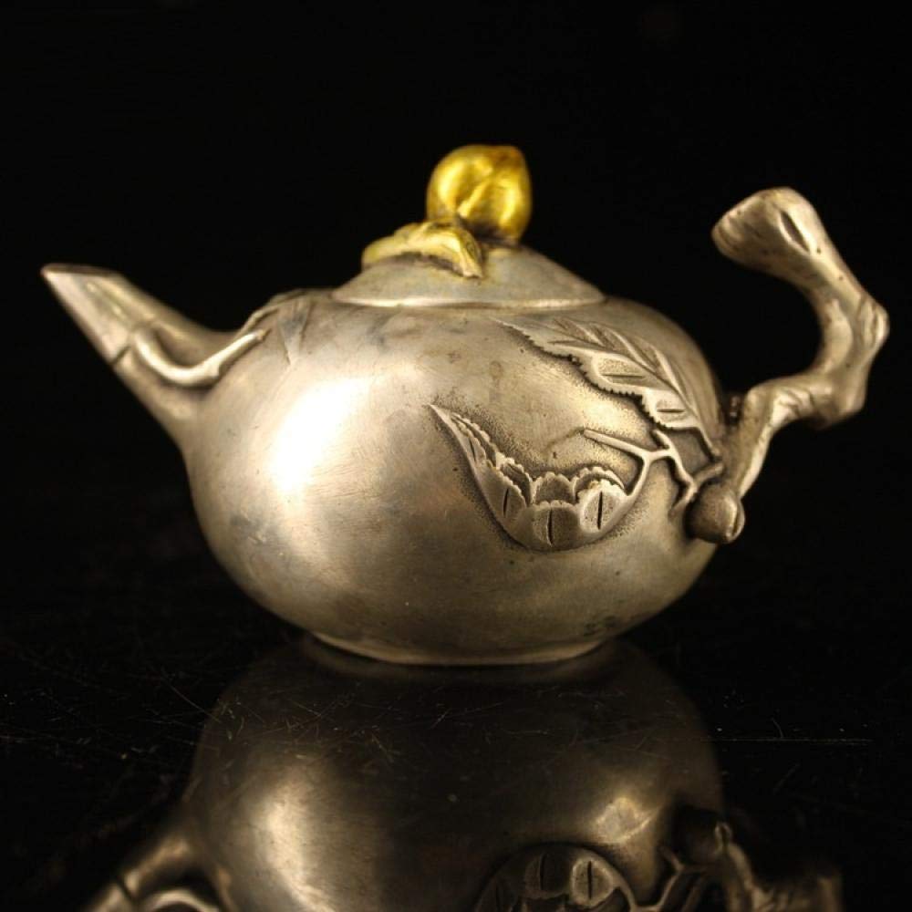 cast iron teapot with standPure copper gilt gilt silver peach jug