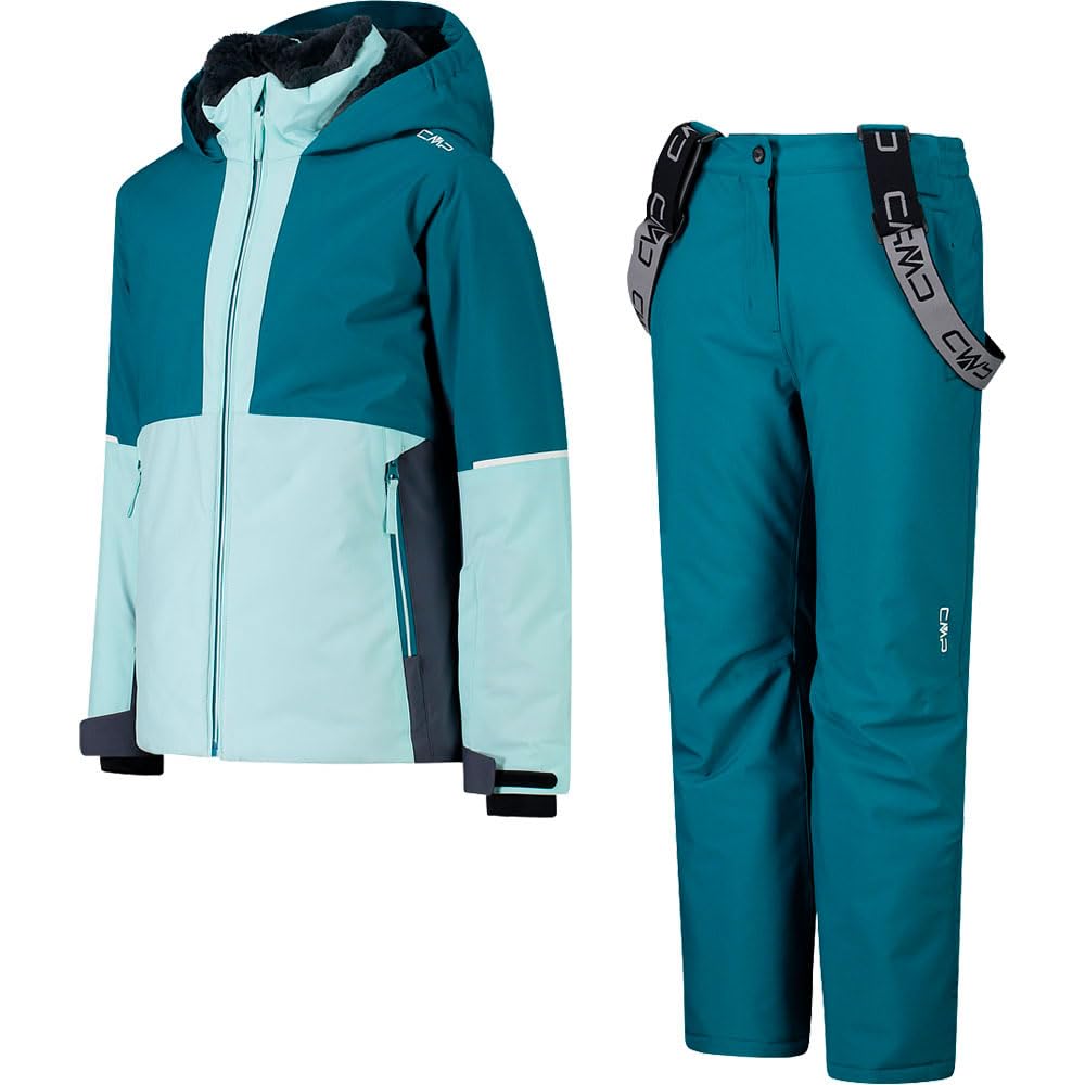 CMP, KID G SET JACKET AND PANT, 33W0195, Basic Turquoise, 176, Girl