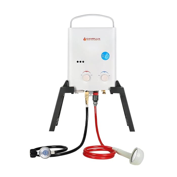 Buy Portable Tankless Water Heater, Camplux 1.32 GPM Outdoor Camping
