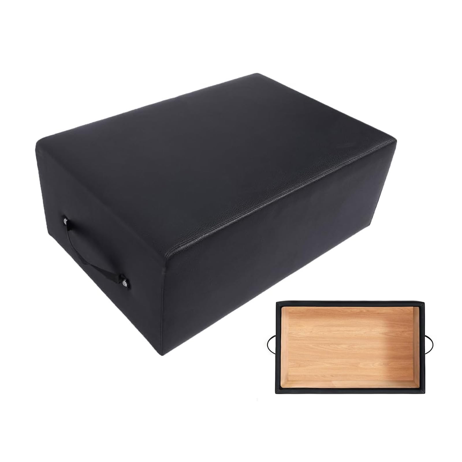Pilates Sitting Box, 67 X 42 X 24 Cm, Accessori per Riformatori di Pilates per Esercizi per Migliorare la Gamma di Movimento, Flessibilità e Forza,A