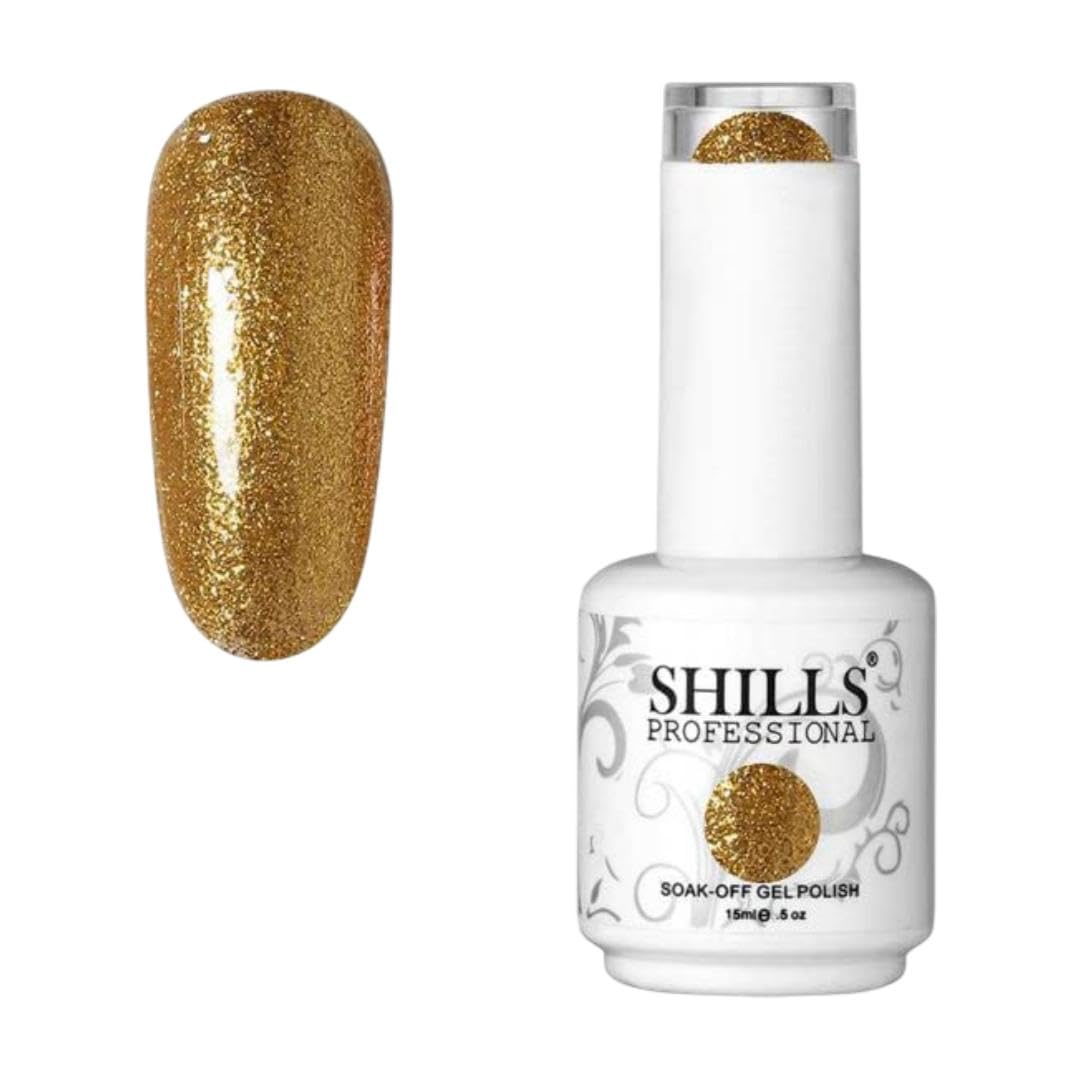 SHILLS PROFESSIONAL Uv Led Soak Off Gel Finish Polish Yellow 15 Ml, 119