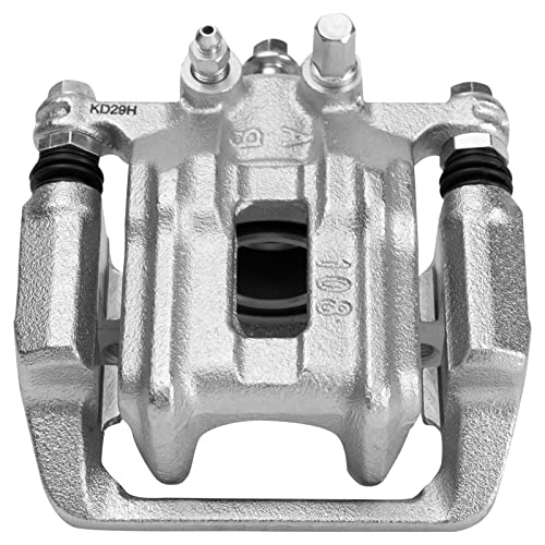 Image of TRQ Rear Brake Pad & Rotor Kit Ceramic Premium G-Coated Compatible with 2007-2012 Acura RDX
