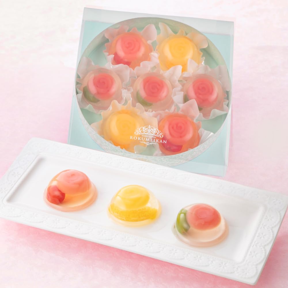 Amazon.co.jp: 西洋菓子鹿鳴館 ローズジュエル 7個入（夏ギフト 手土産