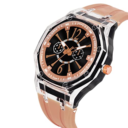 Image of ON TIME OCTUS Analogue Unisex Watch for Men and Women MN-151-159 (Multi Dial Multi-Colored Strap)