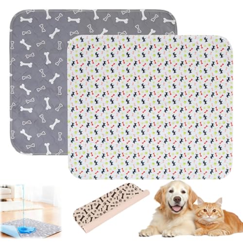 Image of Puppy Pads with Pheromones,Washable Puppy Pee Pads for Dogs,Reusable Puppy Pads Washable for Dogs & Cats,Washable,Durable Leak-Proof & Anti-Slip Pet Training Pads for Home & Trave