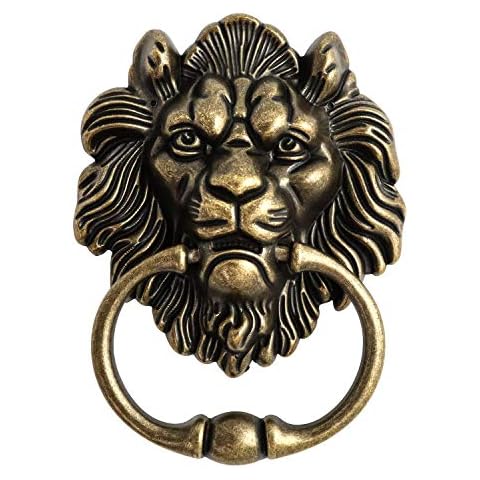 Heurtoir de porte QWORK Tête de Lion Cover