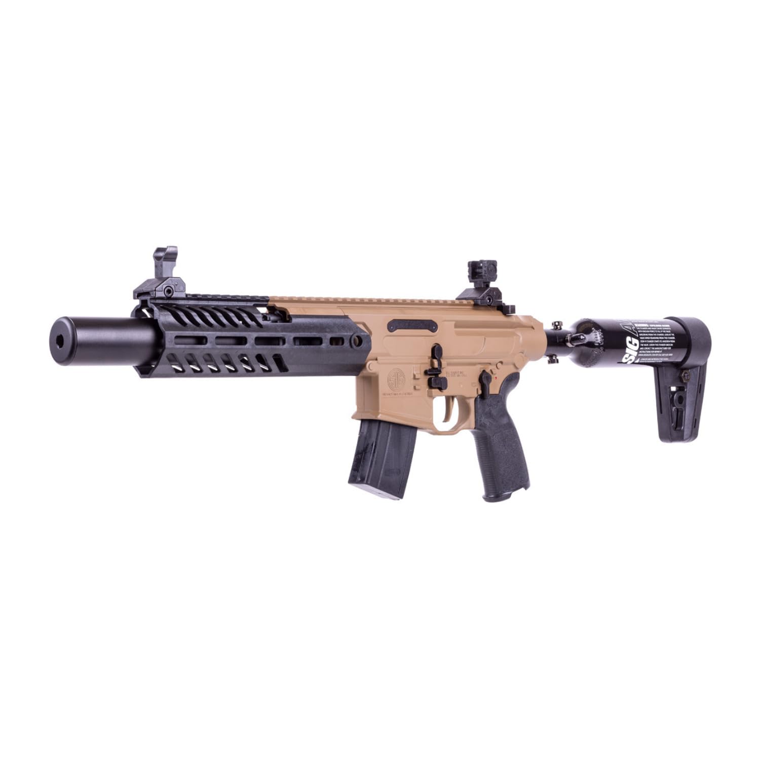 MCX Rattler Canebrake .177 Caliber Semi-Auto Pellet Air Rifle | Airgun with Flip-Up Sights and 30-Round Magazine for Shooting Training & Practice