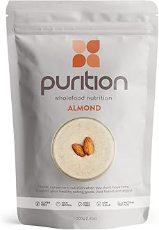 Almond Large Bag | Premium High Protein Powder for Keto Shakes and Smoothies with Only Natural Ingredients for Weight Loss | 1 x 12 Meal Bag