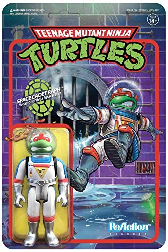 Super7 Teenage Mutant Ninja Turtles Space Cadet Raphael Reaction Figure 3.75
