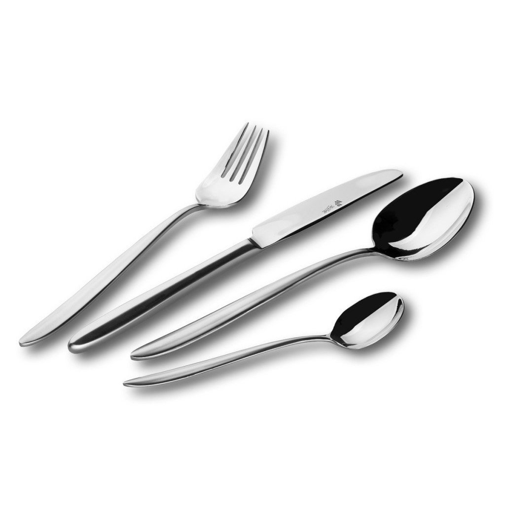 PW Paul Wirths Roma 6200 Cutlery Set for 6 People, 30 Pieces, Satin Stainless Steel and Rustproof, Dishwasher Safe, Cutlery Set with Cutlery Tray