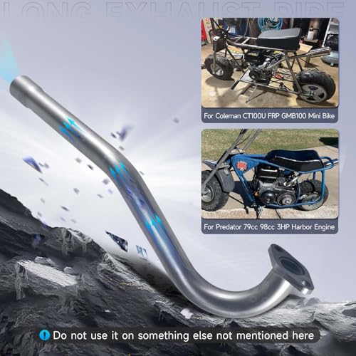Image of Exhaust For Coleman CT100U Mini bike