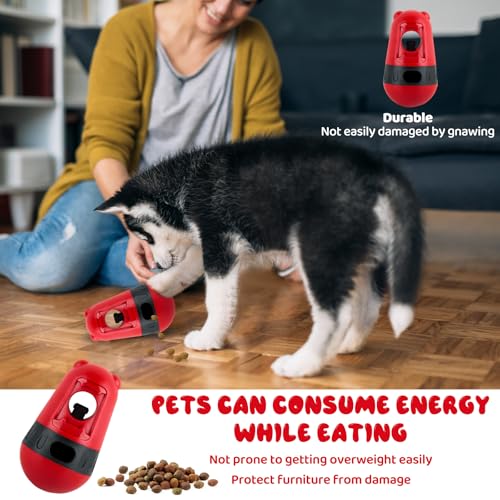 Shyllin Hundespielzeug, Intelligenzspielzeug für Hunde, 2-in-1 Bully Stick-Halter & interaktives Leckerli-Spenderspielzeug, Puzzle-Futterspender, Kong Hundespielzeug Futterausgabe, Ochsenziemer